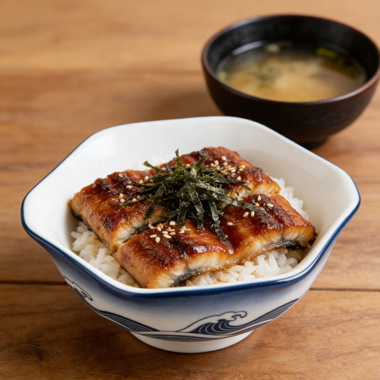 Blue Wave Octagon Ceramic Bowl